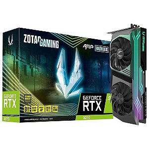 Placa de Vídeo Zotac GeForce RTX3070 AMP HoloBlack 8GB GDDR6 PCI-Express