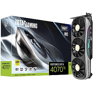 Placa de Vídeo Zotac GeForce RTX4070TI Trinity OC 12GB GDDR6X PCI-Express