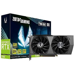 Placa de Vídeo Zotac GeForce RTX3060 Twin Edge OC 12GB GDDR6 PCI-Express