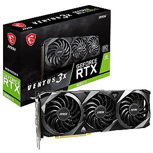 Placa de Vídeo MSI GeForce RTX3060TI Ventus 3X OC 8GB GDDR6 PCI-Express