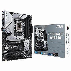 Placa Mãe Asus Prime Z690-P D4 Intel Soquete LGA 1700