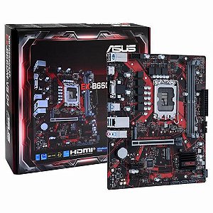 Placa Mãe Asus EX-B660M-V5 D4 Intel Soquete LGA 1700