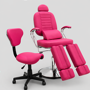 Cadeira para Podologia com Mocho