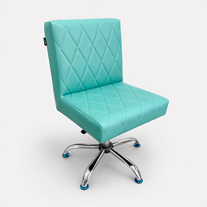 Cadeira Cliente Nail Designer - Estilo Matelassê (sem braços)