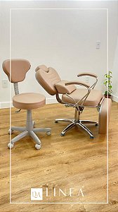 KIt Cadeira Hidráulica Reclinável Sierra + Mocho