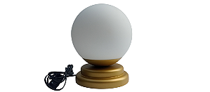 Abajur Luminária Delfi Grande Dourado