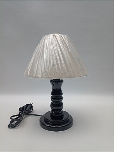 Abajur Luminária Pop Cúpula LInho Natural