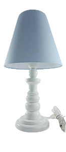 Abajur Luminária Bernard Azul Bebe