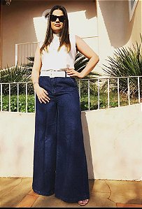Calça Jeans Pantalona
