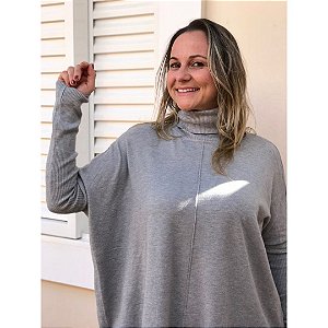 Poncho Cinza