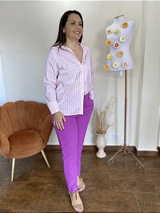 camisa feminina rosa
