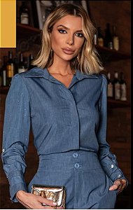 Camisa com strass