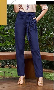 Calça cós Duplo