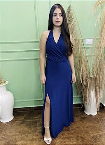 Vestido de festa Decote em V