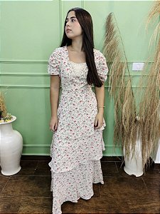 Vestido de Festa Floral