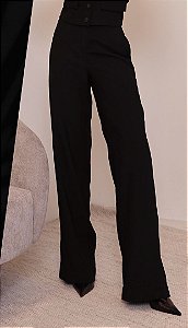 Calça Reta com Bolso Faca