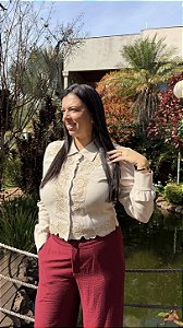 Camisa com Bordado na frente