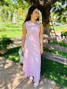 Conjunto de Saia com Renda Texturizada
