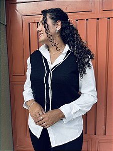 Camisa com colete lãzinha