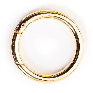 ARGOLA LUXO ARTICULADA 38MM DOURADO UNIDADE