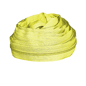 ZIPER Nº6 POLIESTER COR AMARELO NEON 10 METROS