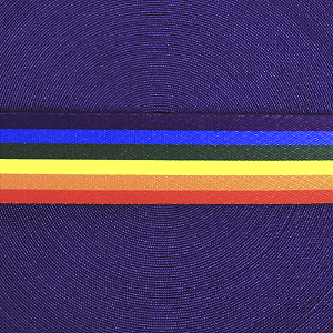 FITA SUBLIMADA 30MM COR LGBTQIA+ FLAG 1 METRO