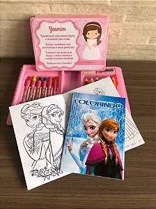 Convite para Daminha de Casamento - Kit Estojo com Revistinha Personalizada