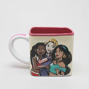 CANECA CUBO  PRINCESAS 300ML