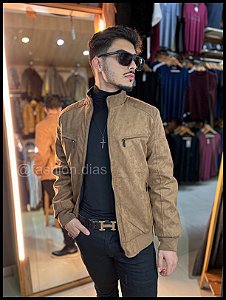 Jaqueta Masculina em Suede Dupla Face