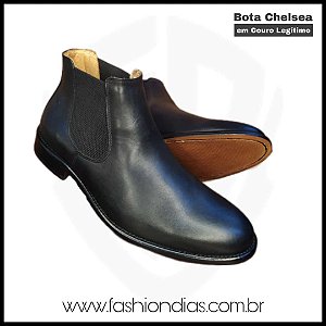 Bota Chelsea em Couro Legítimo - FD