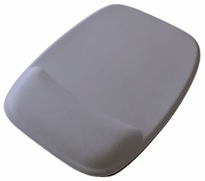 Mouse Pad Ergonômico Retangular Tecido Branco