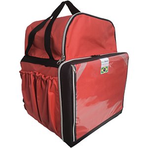 Bag Motoboy Reforçada -Impermeavel 45LT - Vermelha