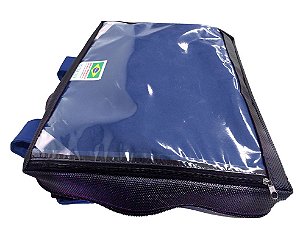 Capa Mochila Bag Térmica Delivery de Pizza - Reforçada Azul Marinho