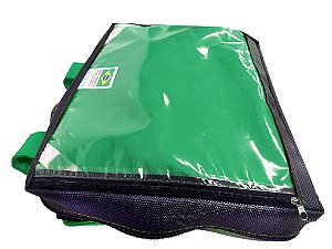 Capa Mochila Bag Térmica Delivery de Pizza - Reforçada Verde