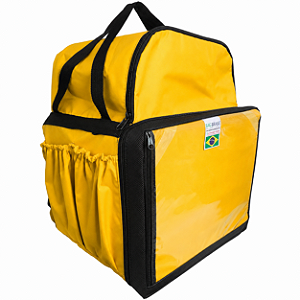 Bag Motoboy Reforçada -Impermeavel 45LT - Amarela