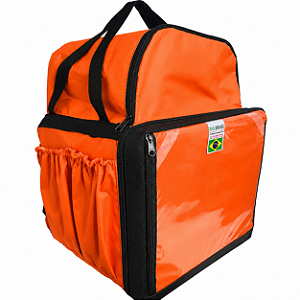 Bag Motoboy Reforçada -Impermeavel 45LT - Laranja