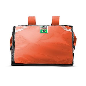 Capa Mochila Bag Térmica Delivery de Pizza - Reforçada Laranja