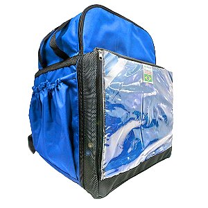 Bag Motoboy Reforçada -Impermeavel 45LT - Azul Royal