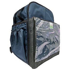 Bag Motoboy Reforçada -Impermeavel 45LT - Azul Marinho