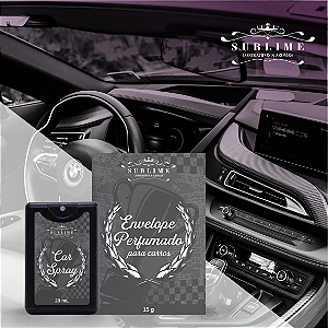 Kit Carro - Car spray e Envelope Perfumado