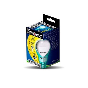 Lâmpada Led Rayovac 4,9W Bivolt Amarela - 1 Lâmpada