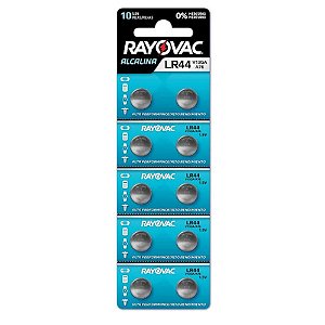 Pilha Eletrônica Rayovac Botão V13GA  - 10 Pilhas