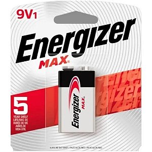 Bateria Alcalina Energizer Max 9v - 1 Pilha