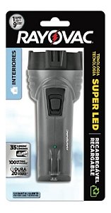 Lanterna Recarregável Rayovac Super Led Mini Bivolt