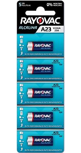 Pilha Eletrônica Rayovac V23GA - Multiblister com 5 Pilhas