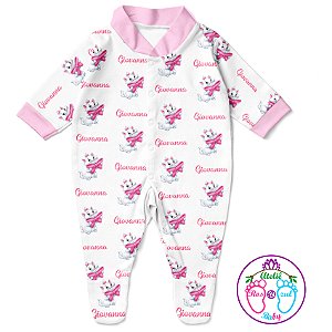 Saída de maternidade personalizada gatinha marie
