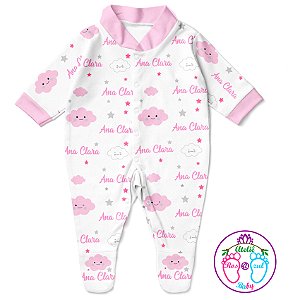 Saída de maternidade personalizada nuvem de amor