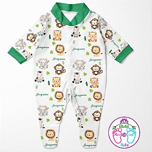 Saída de maternidade personalizada safari baby