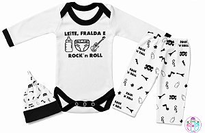 Conjunto Body Baby Rock