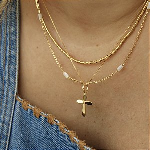 Colar Crucifixo Minimal